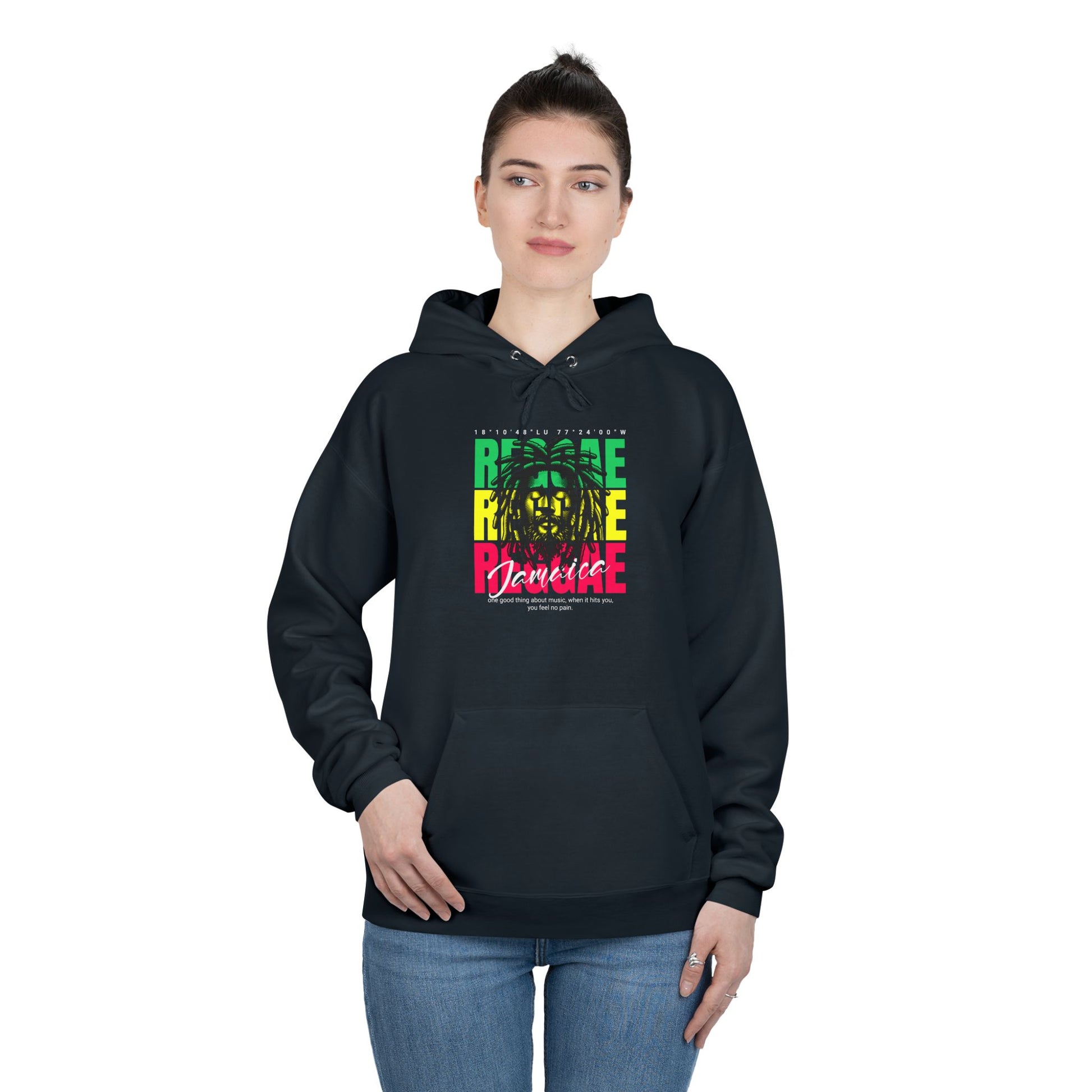 Reggae Jamaika EcoSmart® Pullover Hoodie Sweatshirt