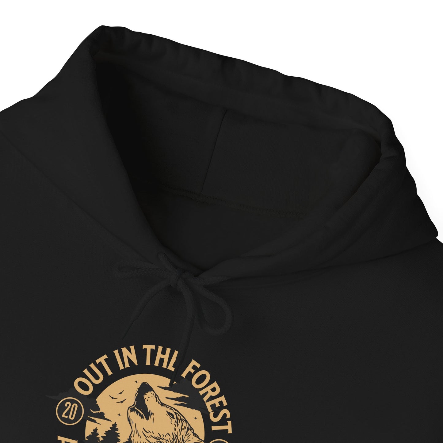 Out in the Forest - Wolf Heavy Blend™ Hooded