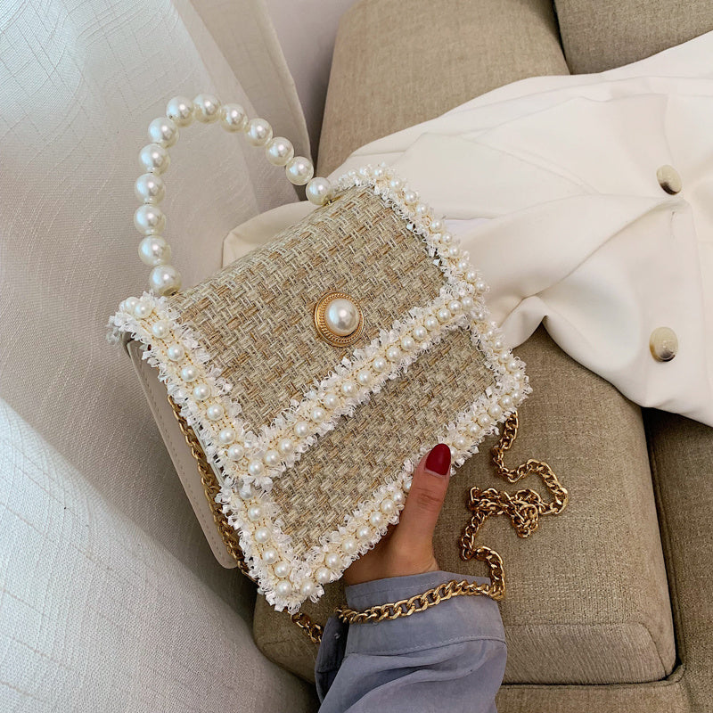 Pearl portable crossbody bag