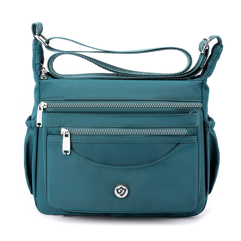 Trendy Women's Shoulder Lightweight Waterproof Nylon Cloth Bag
