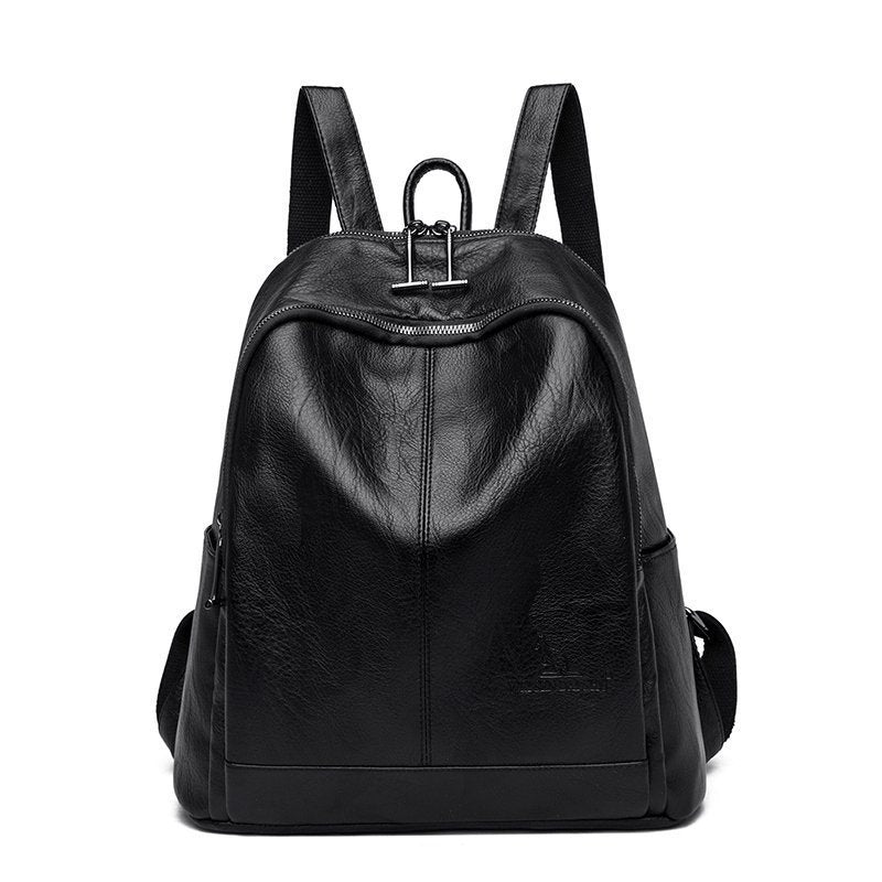 Women's Fashion Simple Sheepskin Pattern Backpack