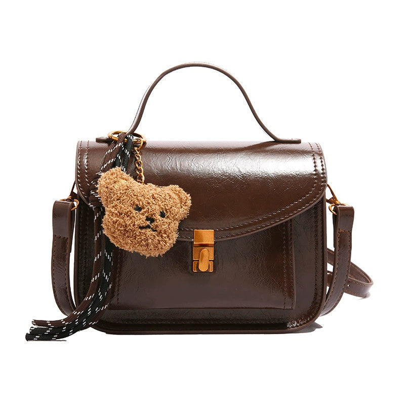 High-end Niche Retro Portable Small Square Bag All-matching