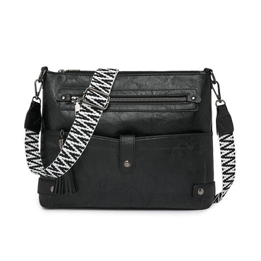 Retro Washed Leather Shoulder Messenger Bag