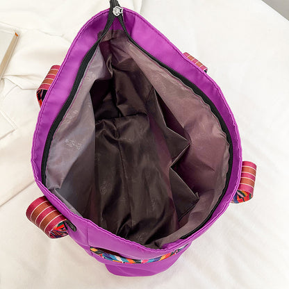 Women's Oxford Cloth Bag Portable And Fashion Shoulder Bag