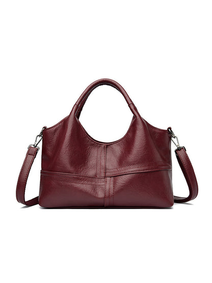 Soft Leather Handbag Women's Lightweight And Large Capacity Crossbody Bag