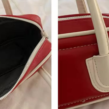Women's Retro Niche Red Handbag