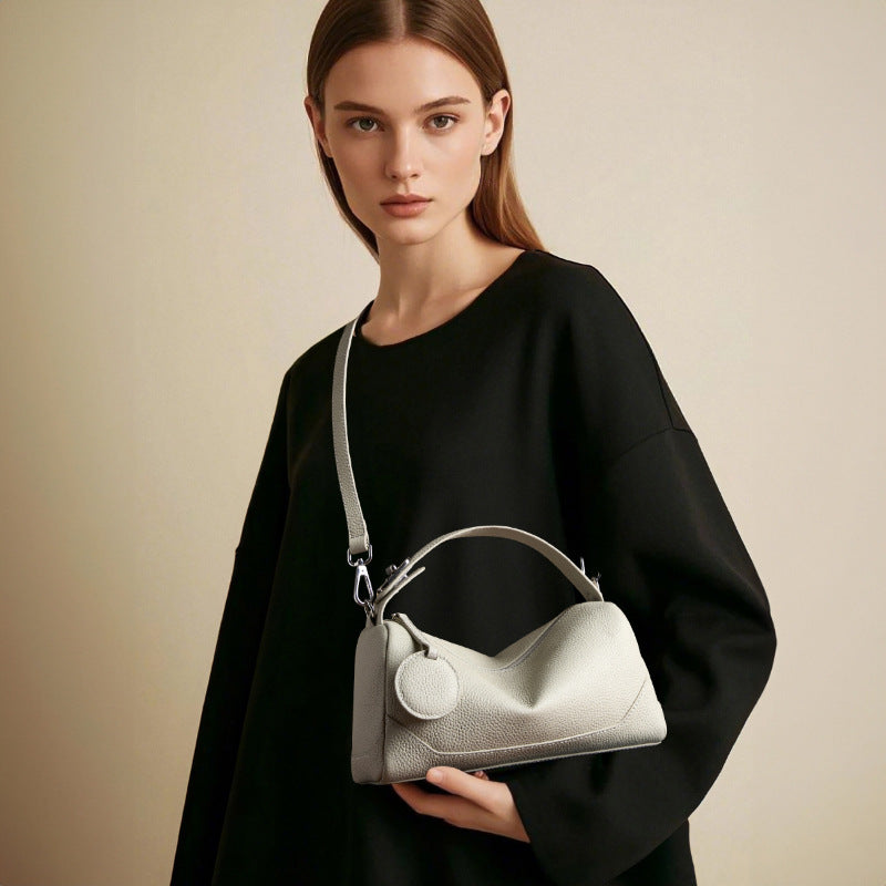 Women's Fashion Genuine Leather Portable Crossbody Bag