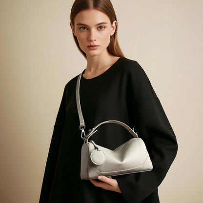 Women's Fashion Genuine Leather Portable Crossbody Bag