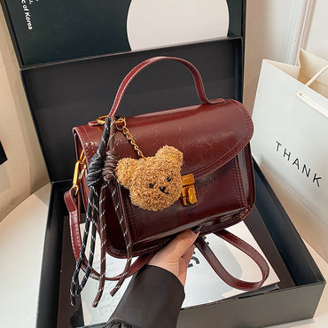 High-end Niche Retro Portable Small Square Bag All-matching