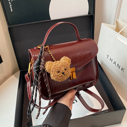 High-end Niche Retro Portable Small Square Bag All-matching