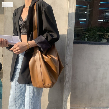 Women's One-shoulder New Soft Bed Tote Bag