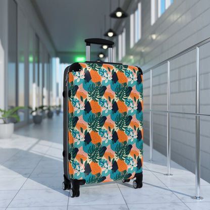 Graphic Leaf Suitcase