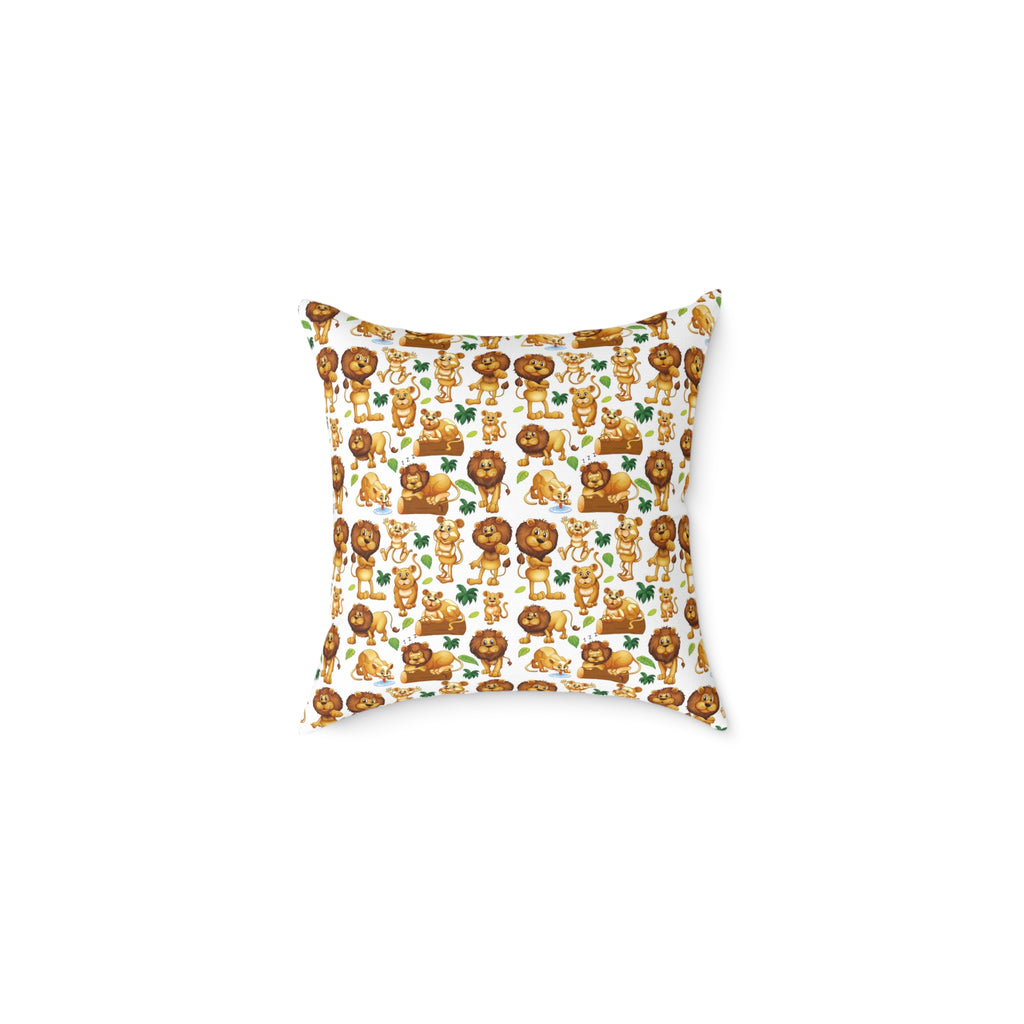 Canvas Pillow - Animals Cartoon Design
