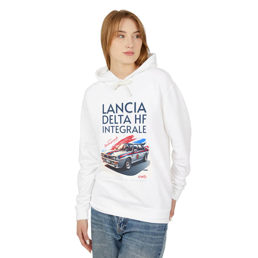 Retro Delta Rally  Lightweight Hooded Sweatshirt