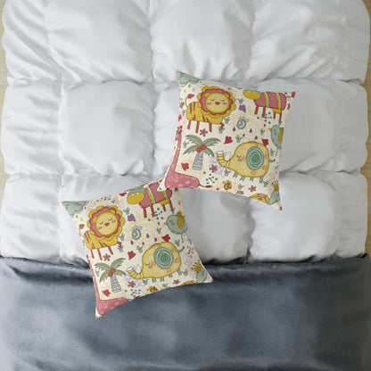 Pillow Cover - Jungle Animals Print