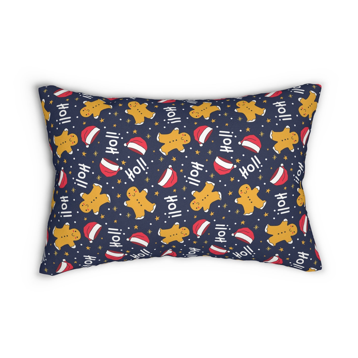 Lumbar Pillow Cute Hand Drawn Christmas Design