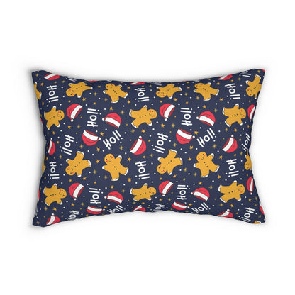 Lumbar Pillow Cute Hand Drawn Christmas Design