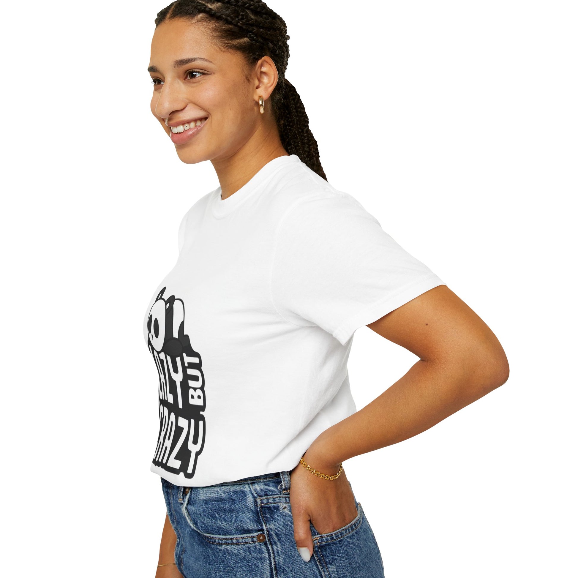 Lazy but crazy  Garment-Dyed T-shirt