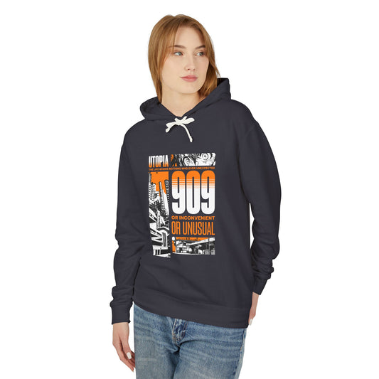 Utopia 909 - Anime  Lightweight Hooded Sweatshirt