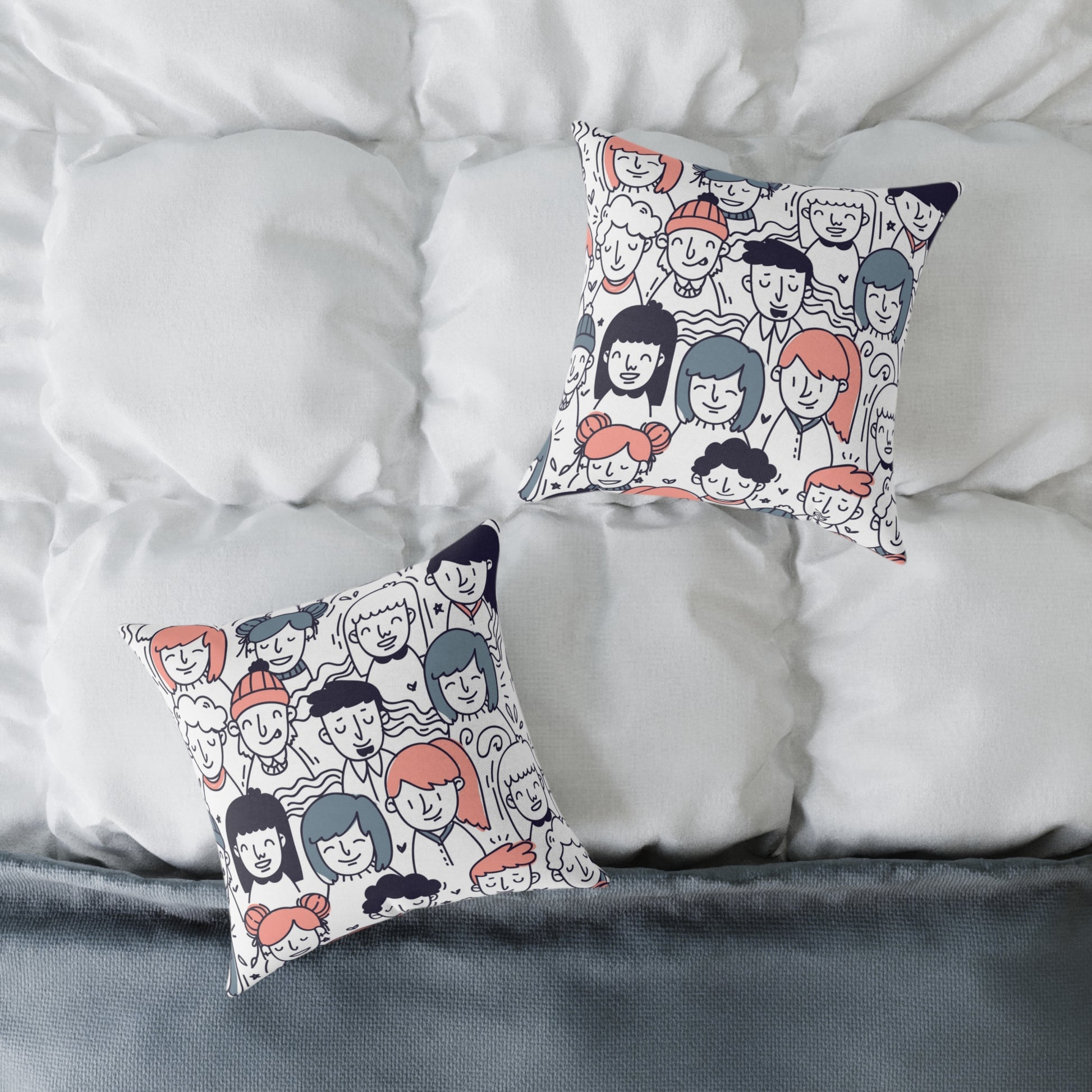 Canvas Pillow - Youth People Design