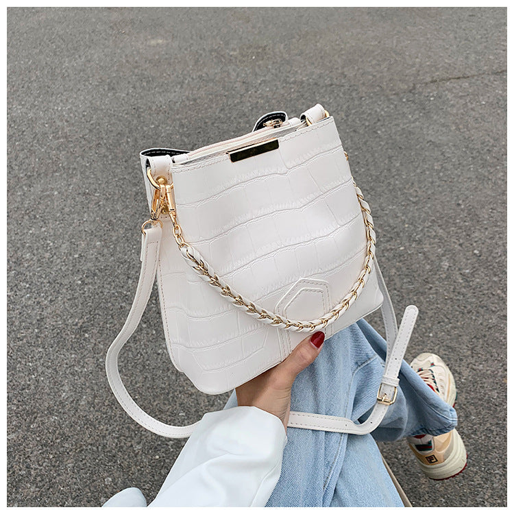 Shoulder bag fashion western style bucket bag