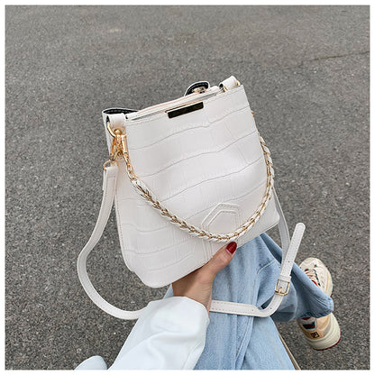 Shoulder bag fashion western style bucket bag