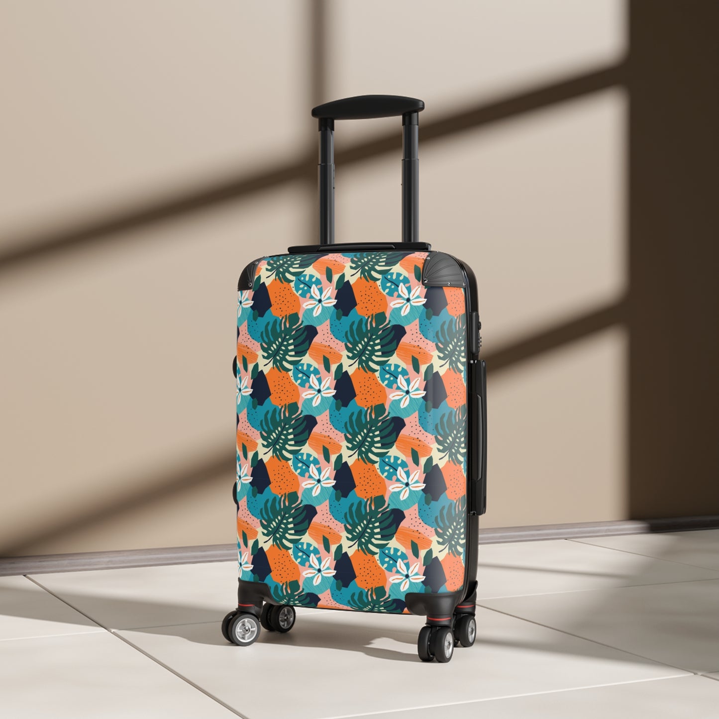Graphic Leaf Suitcase