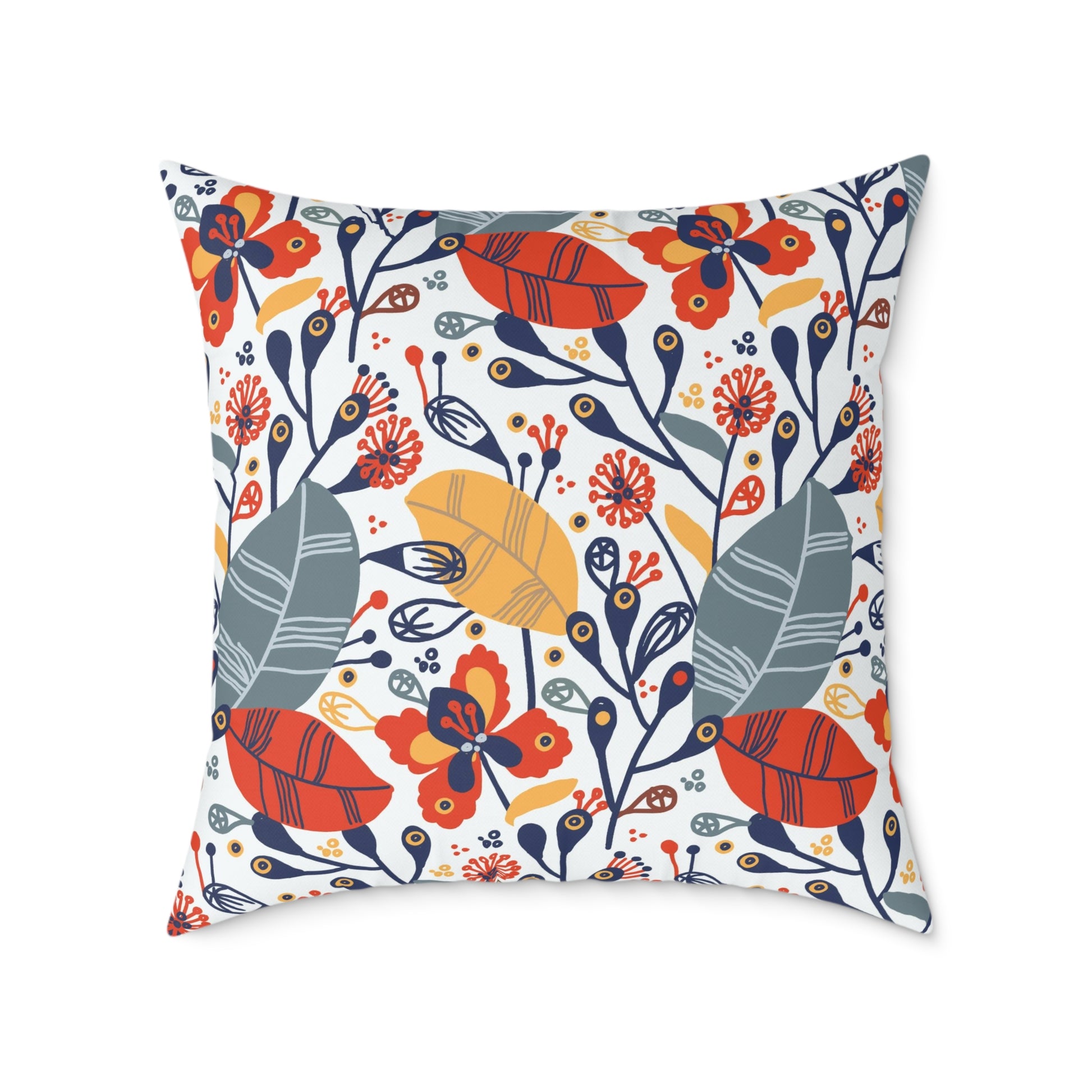 Canvas Pillow Exotic Flowers
