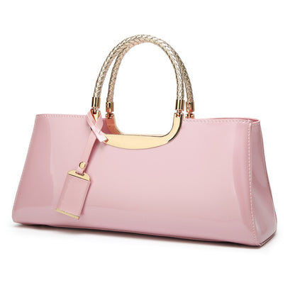 Women's patent leather bag