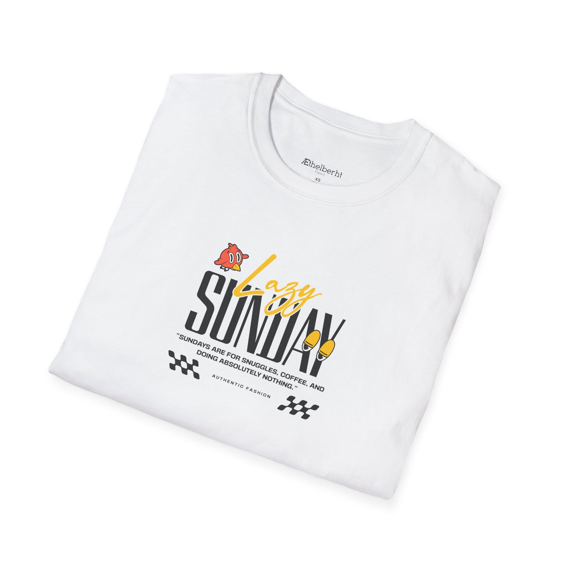 Lazy Sunday Cartoon Softstyle T-Shirt