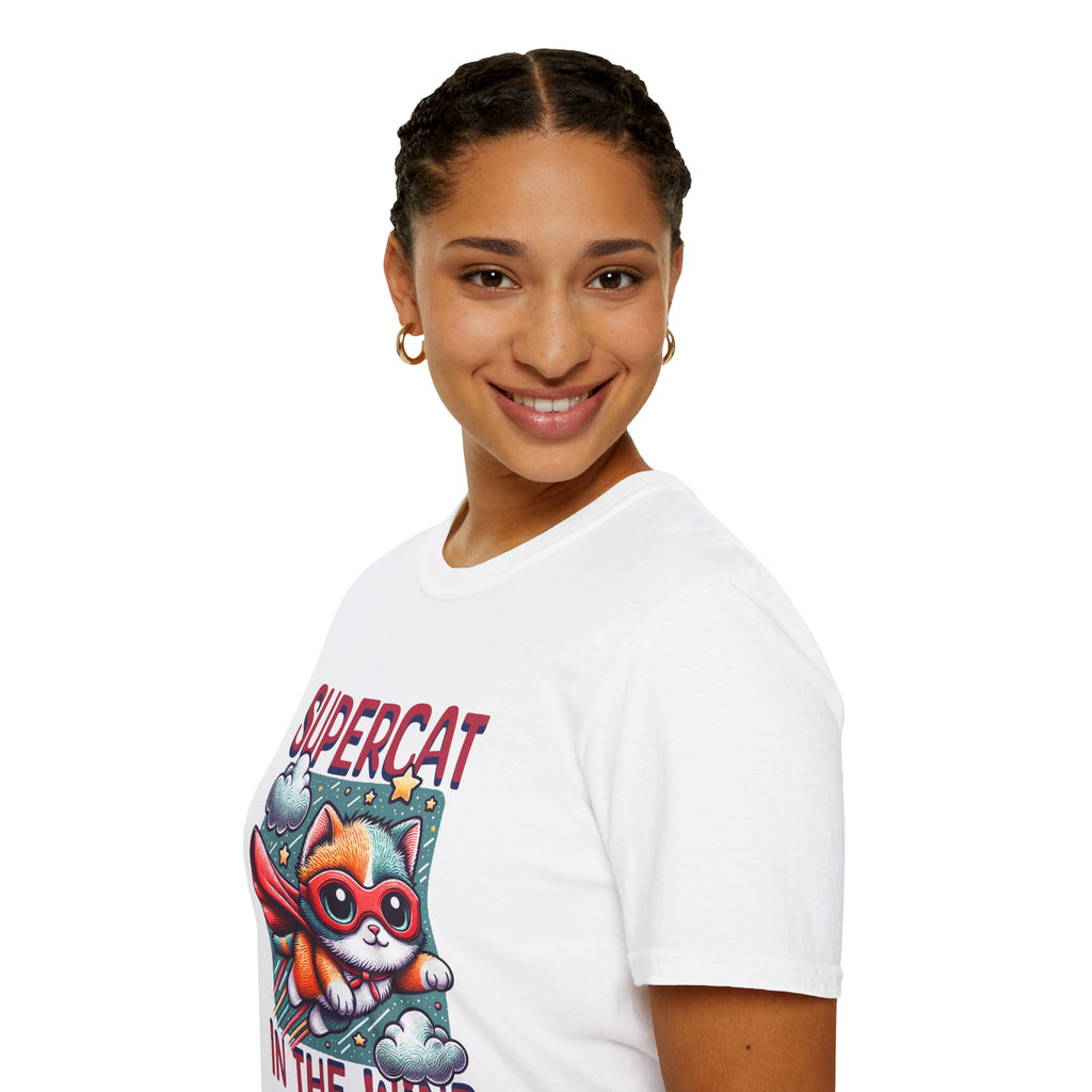 Supercat on the wind Softstyle T-Shirt