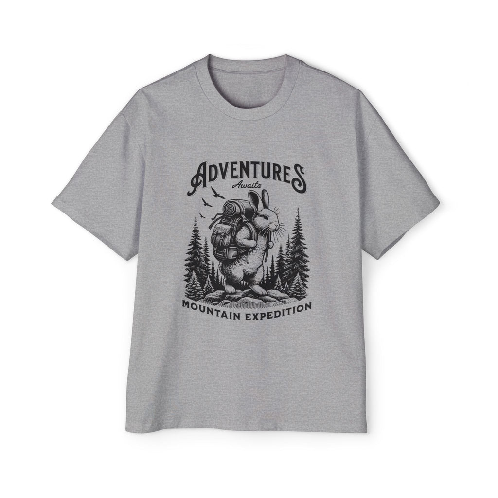 Adventure Awaits Mountain Expeditiion Heavy Oversized Tee