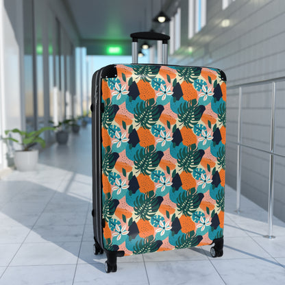 Graphic Leaf Suitcase