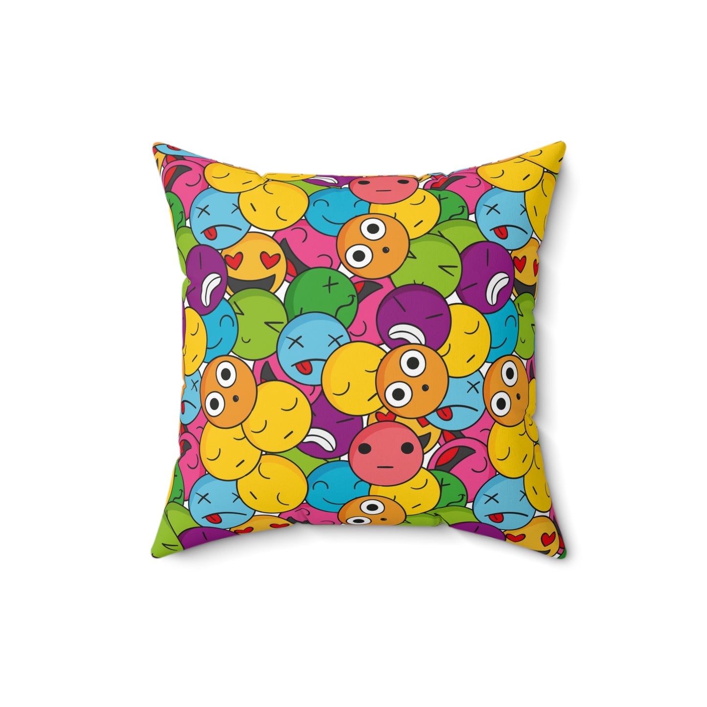 Emoji Square Pillow