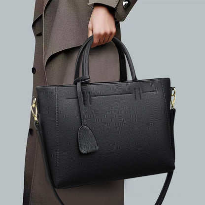 Soft Leather Tote Handbag Women's One Shoulder Crossbody Bag