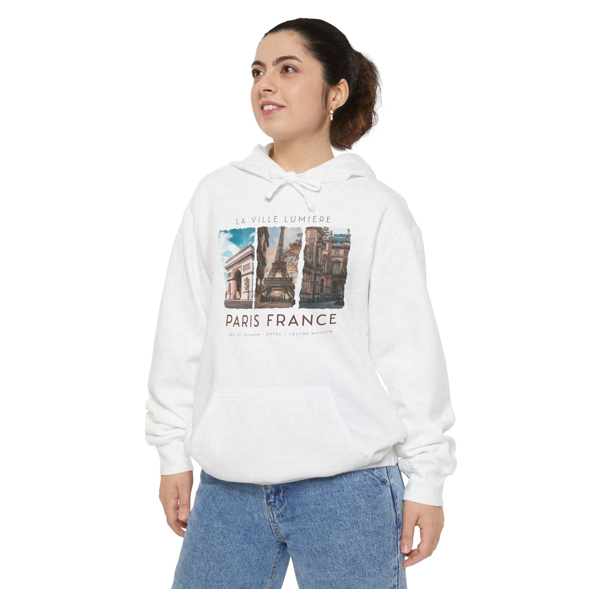 Triple Frame City  Garment-Dyed Hoodie