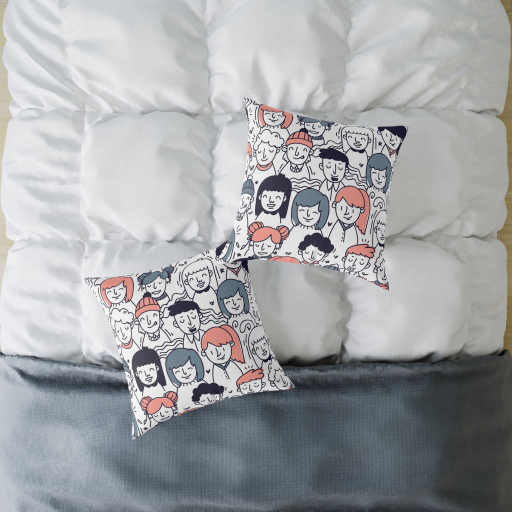 Canvas Pillow - Youth People Design