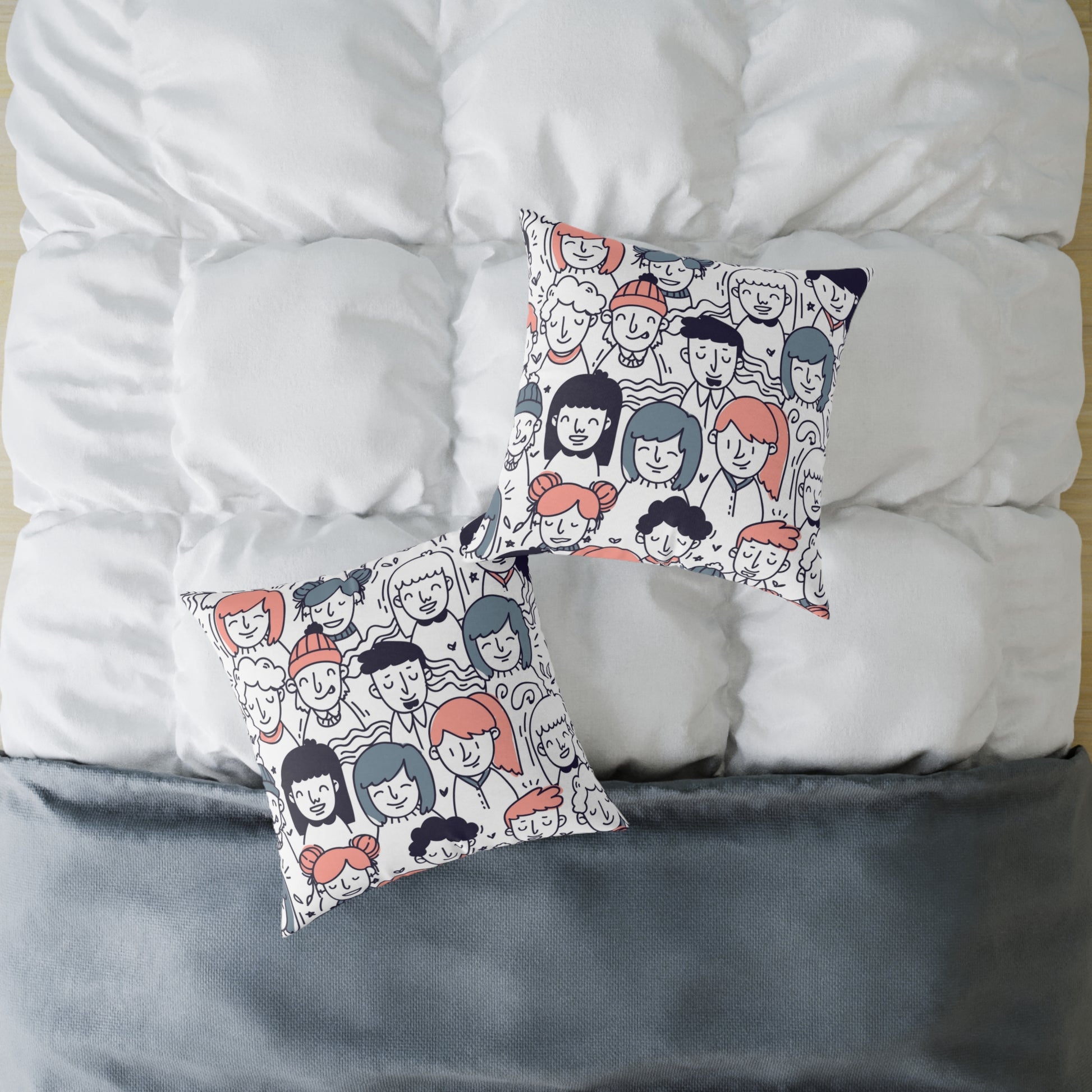 Canvas Pillow - Youth People Design