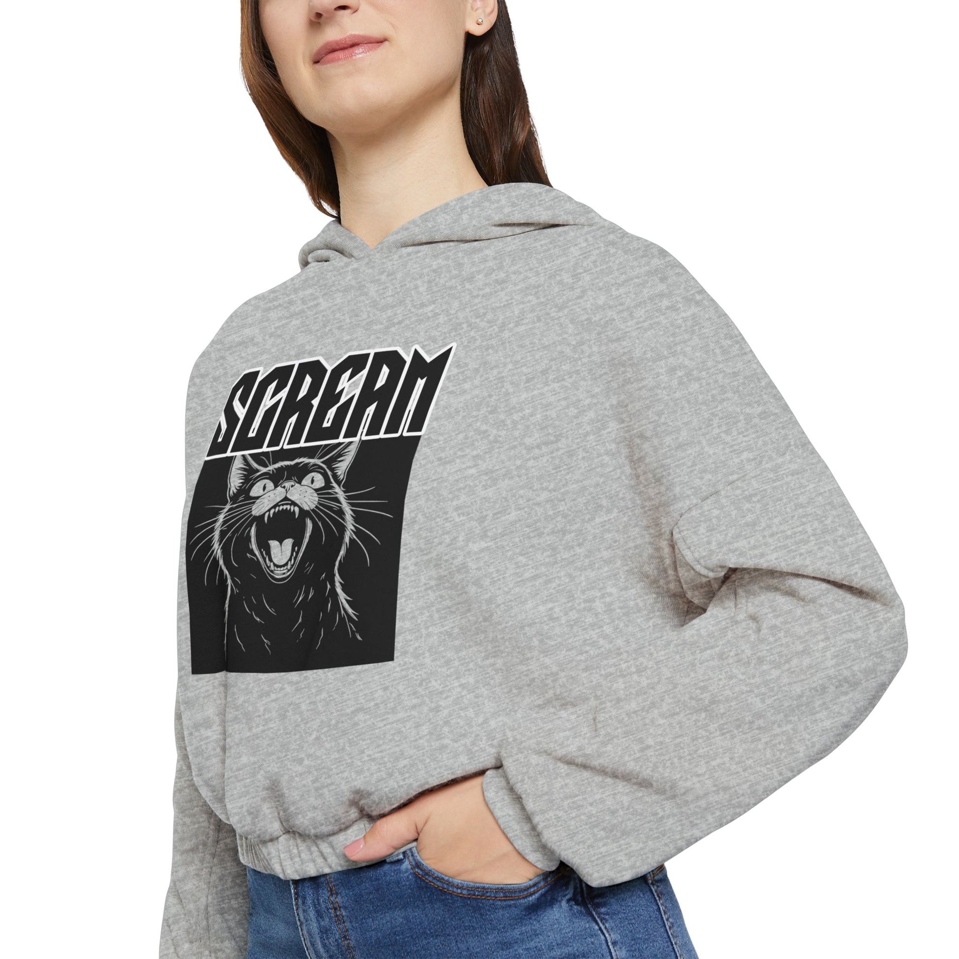 Scream Cinched Bottom Hoodie