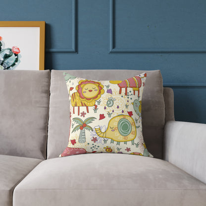 Pillow Cover - Jungle Animals Print