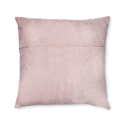 Square Pillow - Mexican Wrestling Pink Back Pillow