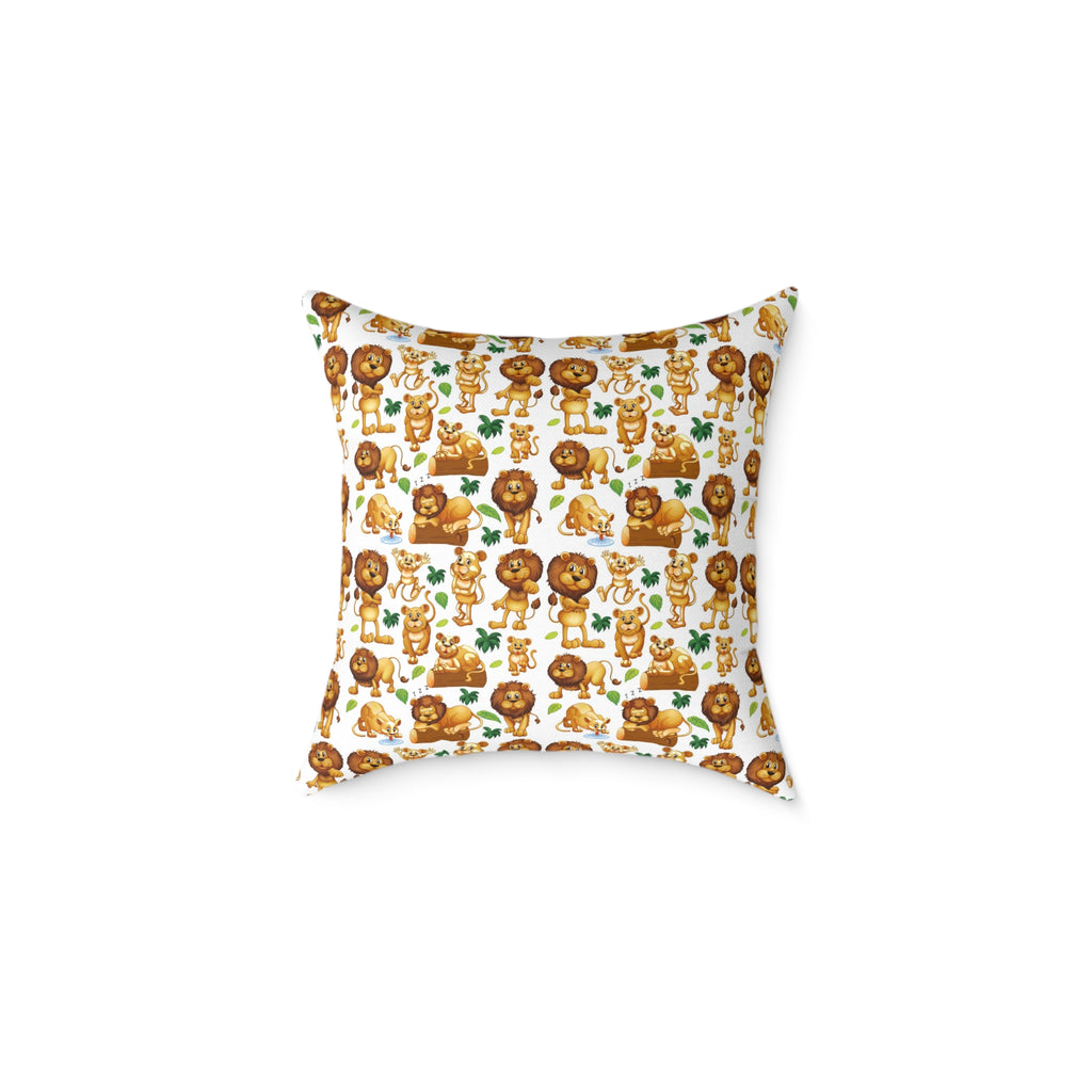 Canvas Pillow - Animals Cartoon Design