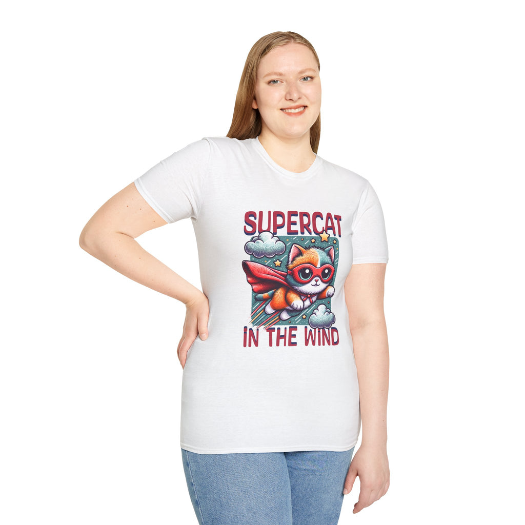 Supercat on the wind Softstyle T-Shirt