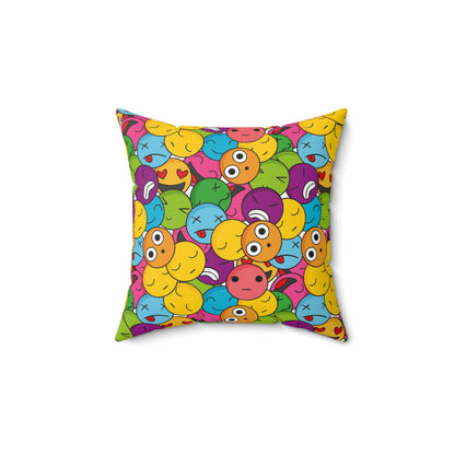 Emoji Square Pillow