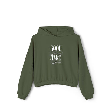Good Vibe Cinched Bottom Hoodie