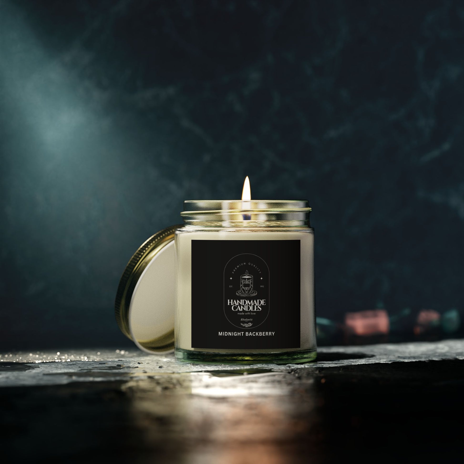 Candle Midnight Blackberry Scent