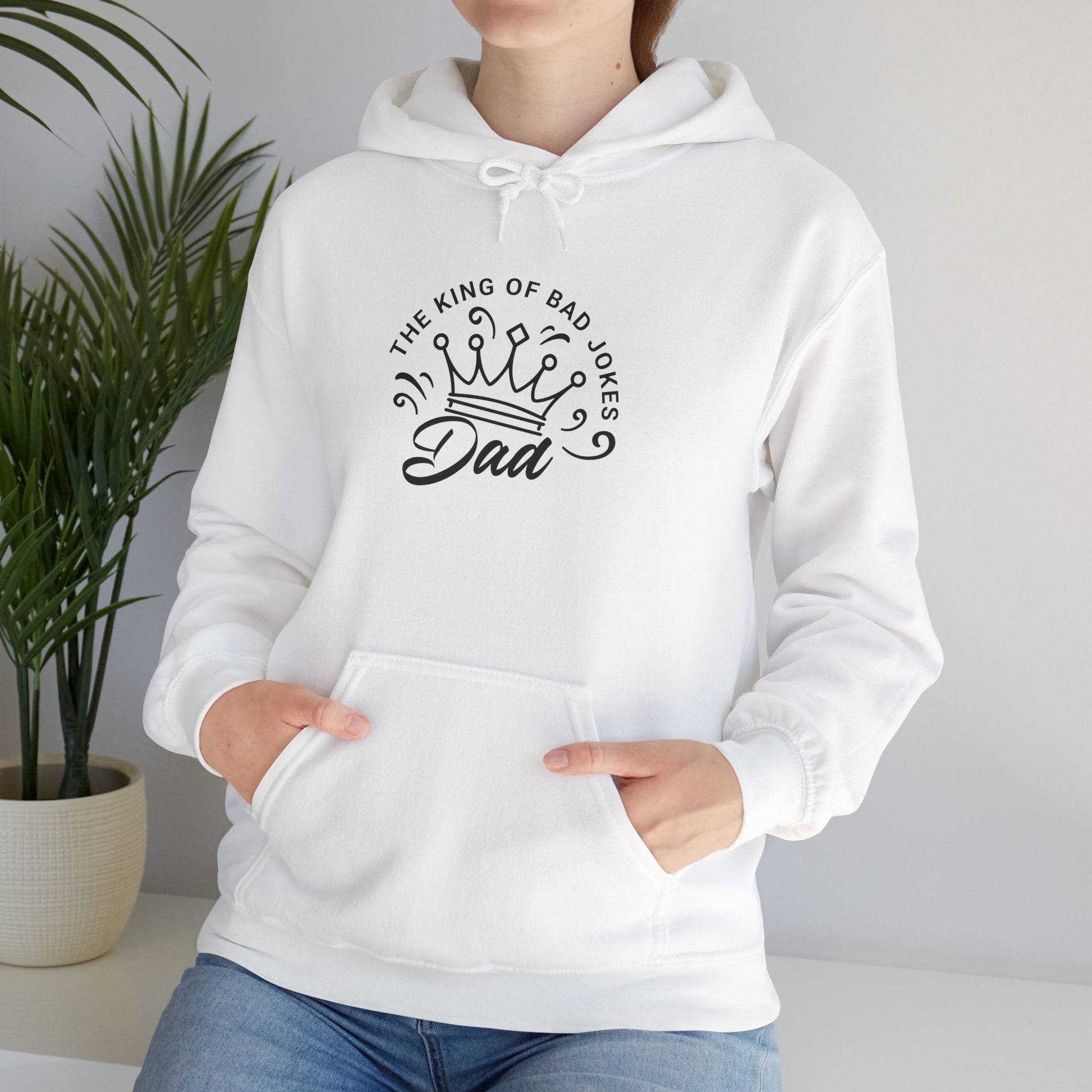 Dad_ King Jokes Hooded Sweatshirt
