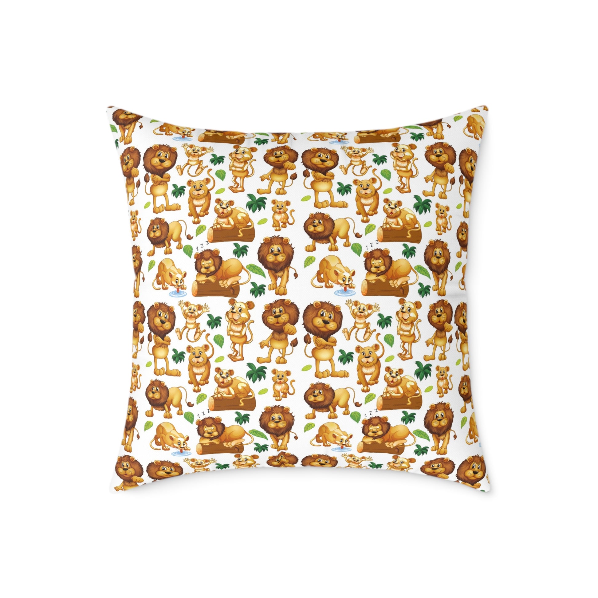 Canvas Pillow - Animals Cartoon Design