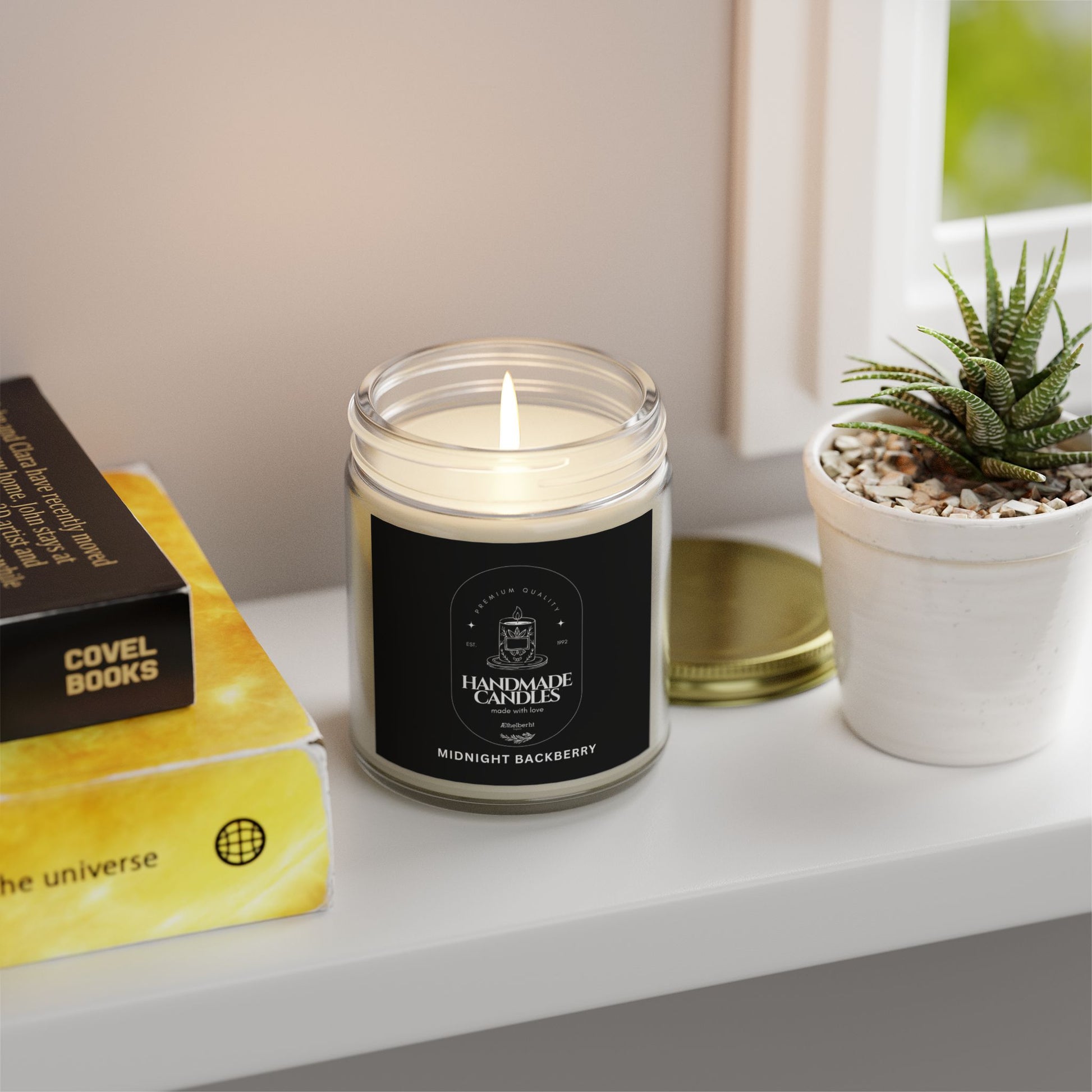Candle Midnight Blackberry Scent