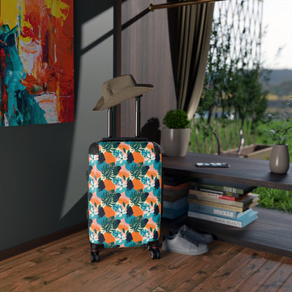 Graphic Leaf Suitcase